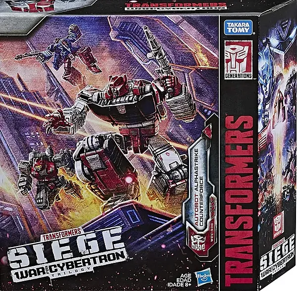 TRANSFORMERS SIEGE WAR FOR CYBERTRON 3-PACK DELUXE CLASS ACTION FIGURE AUTOBOT ALPHASTRIKE COUNTERFORCE 14 CM